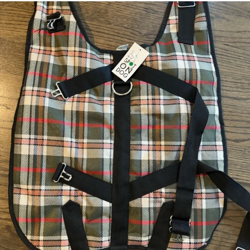New with tags dog jacket.  XL 18”